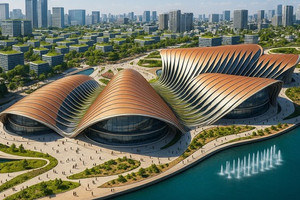 Khu vực xây dựng nhà hát lớn nhất Đông Nam Á tại Việt Nam: Nằm tại khu đô thị lấn biển, có công viên dài 4km