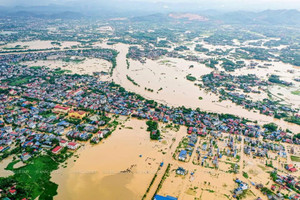 Lũ kỷ lục tại Thái Nguyên, vượt bão lịch sử Yagi