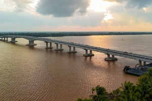 3 tháng nữa, thông xe cây cầu vượt sông 4.000 tỷ xóa bỏ toàn bộ các bến phà lâu đời, nối thông 2 tỉnh thành miền Tây