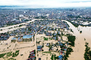 Lũ trên sông Cầu Thái Nguyên cao hơn đỉnh lũ lịch sử 1m