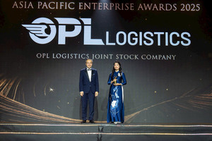 Opl Logistics được vinh danh tại Giải thưởng Doanh nghiệp Châu Á (APEA) 2025