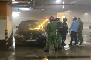 THACO chính thức lên tiếng về việc cháy xe BMW tại TP. HCM