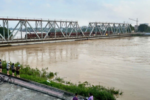 Lũ trên sông Cầu, sông Thương trên mức báo động 3, cảnh báo khẩn đến 8 xã, phường của Hà Nội