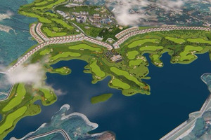 Thành phố nhỏ nhất Việt Nam sắp có đô thị và sân golf hơn 11.000 tỷ ở phía Tây