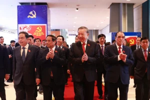 Tổng Bí thư Tô Lâm dự và phát biểu chỉ đạo tại Đại hội Đảng bộ Chính phủ