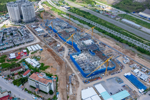 Hiện trạng trung tâm thương mại Aeon Mall hơn 5.000 tỷ tại tỉnh có đường bờ biển dài thứ 3 Việt Nam sau 8 tháng khởi công