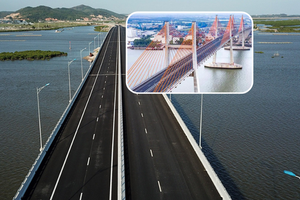 Cây cầu dây văng lọt TOP nhiều nhịp nhất thế giới tại Việt Nam: Dây cáp nặng 800 tấn, nằm trên tuyến cao tốc đắt đỏ nhất cả nước