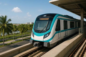 Đặc khu lớn bậc nhất Việt Nam sắp có tuyến tàu điện đô thị gần 9.000 tỷ