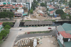 Bắt đầu khởi động lại cây cầu thuộc tuyến đường nghìn tỷ 'đắp chiếu' nhiều năm giữa lòng Hà Nội