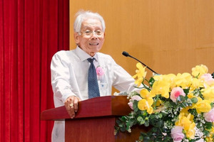 Hiệu trưởng về hưu là Phó Giáo sư, Tiến sĩ gần 90 tuổi tặng lại trường 2 tỷ đồng