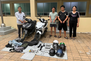 Triệt phá nhóm đối tượng trộm cắp xe máy khu vực cổng trường học