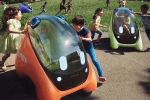 Toyota gây chú ý với mẫu xe điện 'quả bóng' tự lái dành riêng cho trẻ em