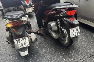 Xác minh 2 xe SH trùng biển số có tứ quý 9 ở Hà Nội