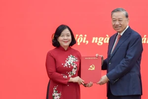 Bà Bùi Thị Minh Hoài làm Bí thư Đảng ủy Mặt trận Tổ quốc, các đoàn thể Trung ương