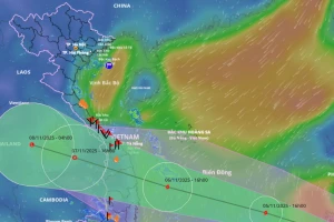 Bão ảnh hưởng đất liền rất sớm, vùng ảnh hưởng rất rộng