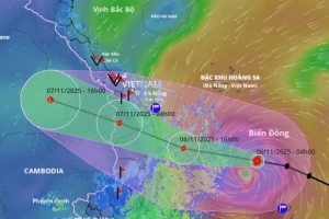 Bão di chuyển quá nhanh, đêm nay đỉnh điểm mưa to gió lớn