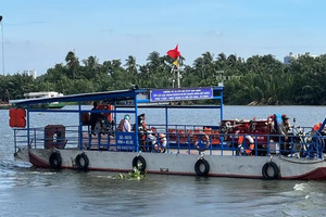 TP. HCM mở lại bến phà hoạt động từ năm 1954 ở cửa ngõ phía Đông