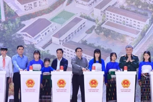Đồng loạt khởi công xây dựng trường nội trú tại các xã biên giới