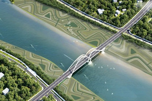 Cây cầu nghìn tỷ đầu tiên vượt sông Thái Bình, kết nối Bắc Ninh - Hải Phòng buộc phải đạt dấu mốc quan trọng này