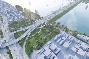 Cầu 16.000 tỷ giảm gánh nặng cho cầu Vĩnh Tuy, Chương Dương đã có hạng mục hình thành sau 1 tháng khởi công