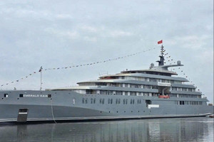 Doanh nghiệp Việt Nam đã sản xuất, hạ thủy thành công siêu du thuyền sang trọng dài gần 120m