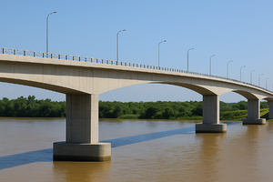 Sắp xây dựng cầu vượt quy mô nối đôi bờ sông Cái Lớn, kết nối 2 tỉnh Đồng bằng sông Cửu Long