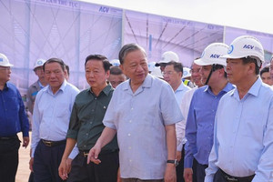 NÓNG: Trước dấu mốc lịch sử, Tổng Bí thư Tô Lâm tới thăm và kiểm tra đại công trường sân bay lớn nhất Việt Nam