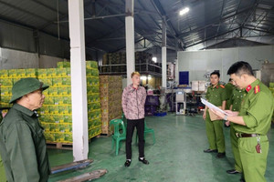 Phú Thọ: Triệt phá công ty sản xuất nước ngọt giả, thu giữ hàng loạt sản phẩm vi phạm