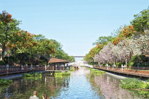 Chính thức thông qua dự án hơn 4.600 tỷ chỉnh trang công viên tuyến hai bên sông Tô Lịch