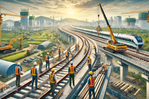 Việt Nam lần đầu tổ chức triển lãm quốc tế ngành đường sắt, Hòa Phát 'khoe' ngay thép ray cao tốc