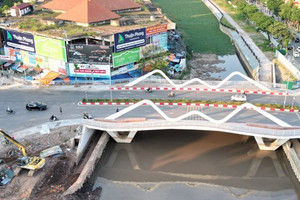 Hai dự án nghìn tỷ trên khúc sông ở trung tâm Ninh Bình gặp khó khi đang thi công