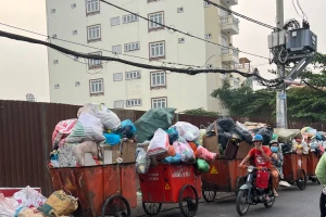 TPHCM nguy cơ 'nghẽn rác' diện rộng