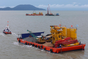 Hiện trạng công trình 100.000 tỷ sở hữu cầu vượt biển dài nhất cả nước, đứng thứ 3 Đông Nam Á sau 3 tháng khởi công