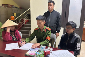 Công an làm việc với 'nhà tuyên truyền' Pháp Luân Công