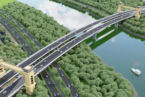 Ninh Bình sắp có thêm cầu vượt sông Đáy, thuộc tuyến đường hơn 20.000 tỷ