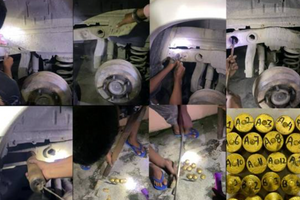 Ròng rã 48 tiếng 'mổ xẻ' chiếc ô tô khả nghi trên quốc lộ, lực lượng chức năng thu giữ hơn 23 kg vàng lậu trị giá 35 tỷ đồng