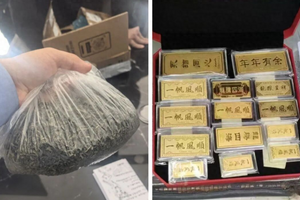 Shipper nhận giao 'gói trà' nặng bất thường từ chị V. nhưng mở ra lại thấy 4 cây vàng và cái kết