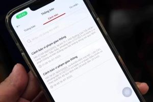 Nhiều tài xế vi phạm giao thông nhận thông báo qua VNeTraffic