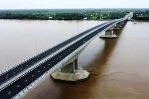 Sắp thông xe cầu vượt sông 4.000 tỷ xóa bỏ toàn bộ các bến phà lâu đời, nối thông 2 tỉnh thành miền Tây