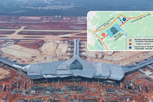 Gần một tháng nữa, 2 trục xương sống trọng điểm kết nối sân bay lớn nhất Việt Nam sẽ thông xe