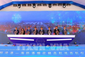 VIMC (MVN) và Cảng Hải Phòng (PHP) phối hợp tập đoàn Trung Quốc khai thác tuyến vận tải mới sang Mỹ