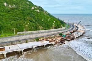 Tuyến đường ven biển 7.000 tỷ kết nối TP. HCM với tỉnh rộng nhất Việt Nam tín hiệu tích cực sau hơn 2 năm khởi công