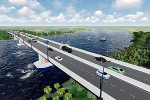 Cây cầu 600 tỷ bắc qua dòng sông biểu tượng của TP. HCM nỗ lực về đích sau 6 tháng hợp long