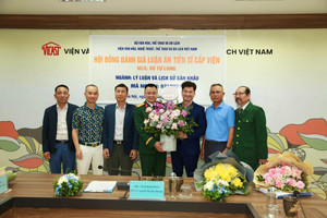 NSND Tự Long chính thức trở thành Tiến sĩ đầu tiên của Nhà hát Chèo Quân đội