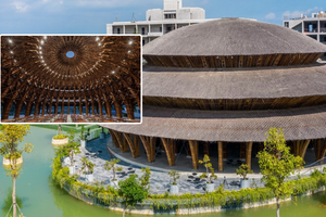 Ngôi nhà tre quy mô lớn nhất Đông Nam Á tại Việt Nam: Cao ngang ngửa ngôi nhà 5 tầng, không dùng bất kỳ vật liệu nào kết nối