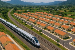 Dự án tái định cư phục vụ đường sắt tốc độ cao Bắc - Nam qua tỉnh lớn nhất Việt Nam sẽ hoàn thành trong năm 2026