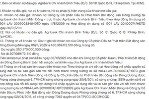 Khoản nợ hơn 460 tỷ đồng của BĐS Đông Dương bị ngân hàng rao bán