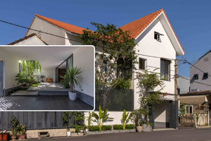 Trở về không gian xưa với ngôi nhà được thiết kế dung hòa 2 thế hệ