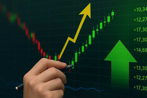 Cổ phiếu ngân hàng bứt phá: VCB, CTG và BID dẫn sóng thị trường