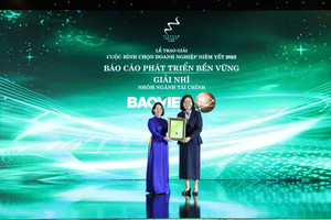 Tập đoàn Bảo Việt (BVH): Top 10 Doanh nghiệp Quản trị Công ty tốt nhất và Giải Nhì Báo cáo phát triển bền vững